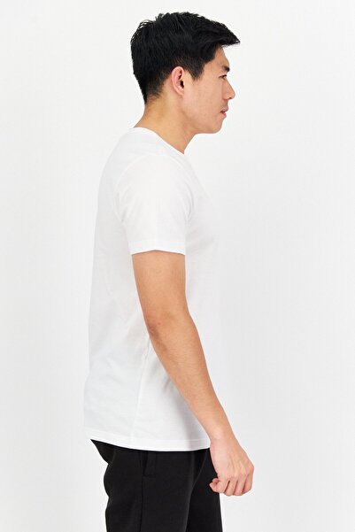 Fila Men Sportswear Fit Senden Short Sleeve Outdoor T-Shirt, White