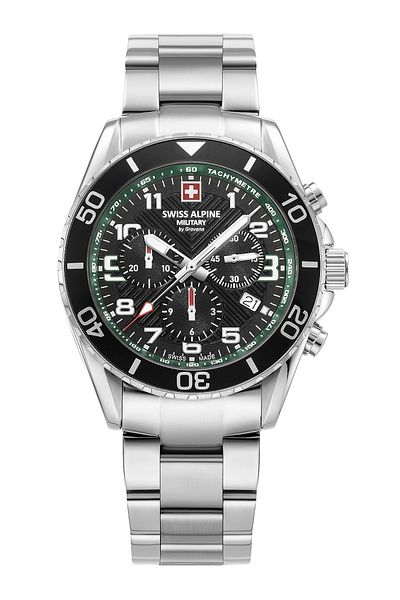 Swiss Alpine Military Mens Watch Swiss Military 7029.9134, Quartz, 42mm, 10atm