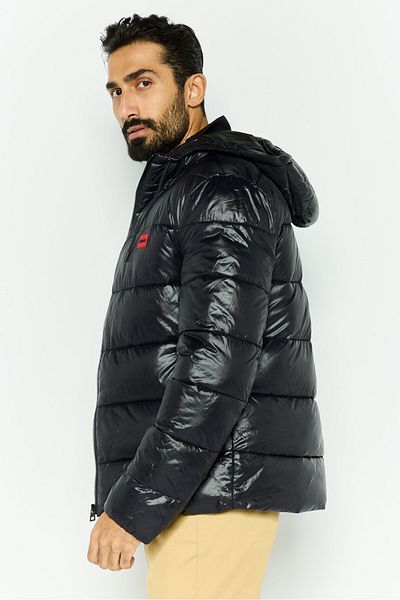 Hugo Boss Men Quilted Puffer Jacket, Black