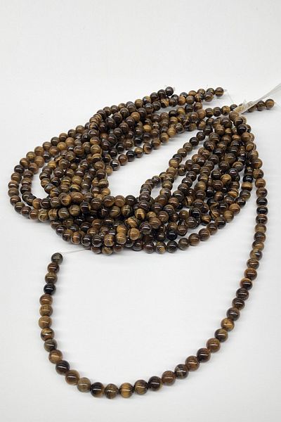 Hayalperest boncuk Tiger Eye Natural Stone Bead 8 Mm