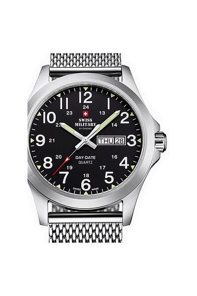 Swiss Military Mens Watch Smp36040.13, Quartz, 42mm, 5atm