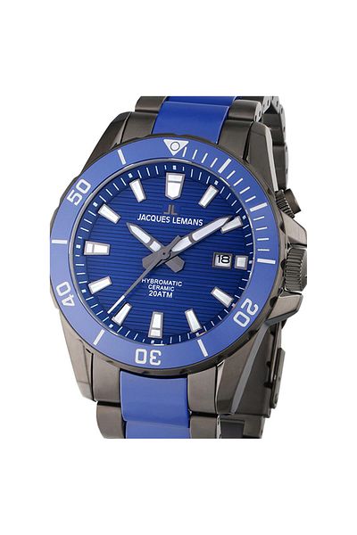 Jacques Lemans Ανδρικό ρολόι Jacques Lemans 1-2222C, Quartz, 42mm, 20ATM
