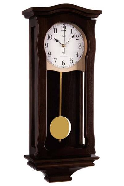 JVD Ceas de perete Nr2219/23, cuarț, alb, analogic, clasic