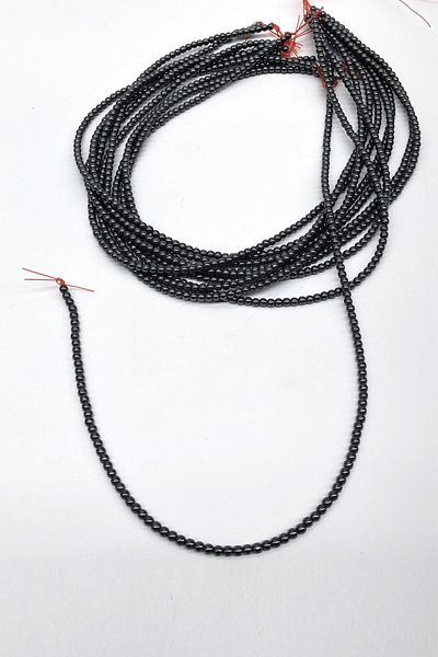 Hayalperest boncuk Hematite Stone Beads 3 mm