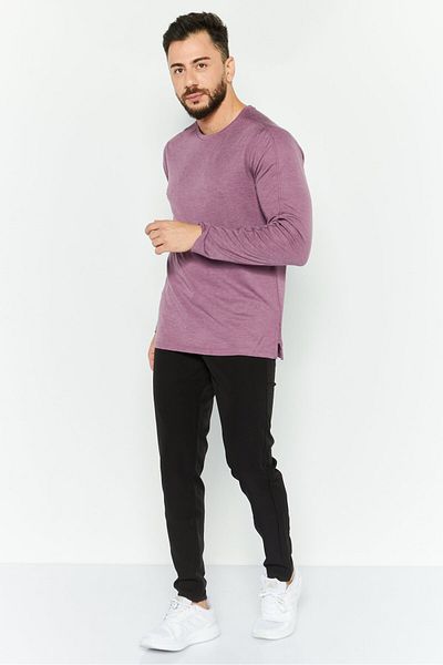 Champion Men Sportswear Fit Long Sleeves Training T-Shirt, Mauve Heather