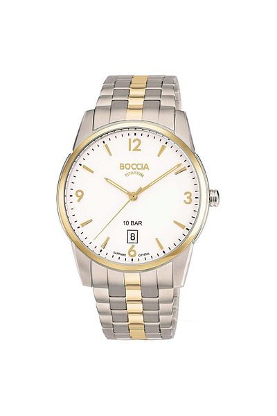 Boccia Mens Watch 3632-02, Quartz, 40mm, 10atm