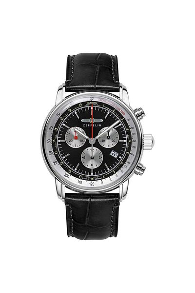 Zeppelin Mens Watch 8888-2, Quartz, 42mm, 5atm
