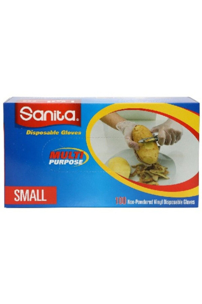 Sanita 100-Piece Multi Purpose Disposable Glove Set Small