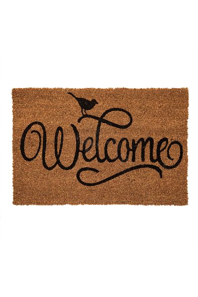 Mudo Home Welcome with Crow Door Mat 40X60
