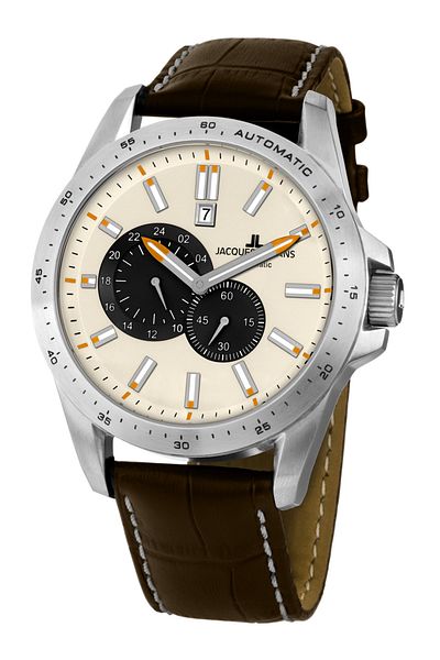 Jacques Lemans Mens Watch 1-1775b, Automatic, 48mm, 10atm