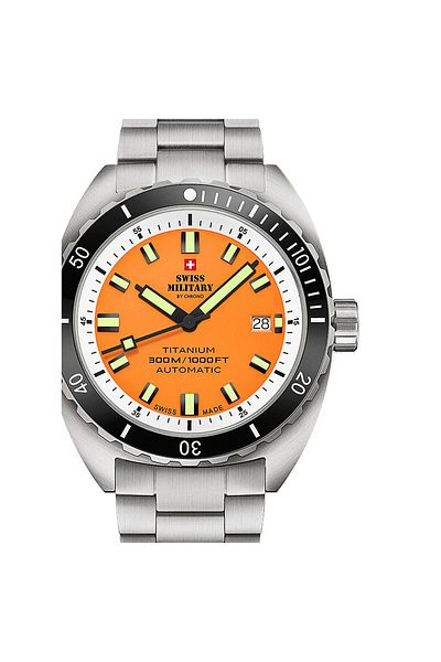 Swiss Military Mens Watch Sma34100.04, Automatic, 42mm, 30atm