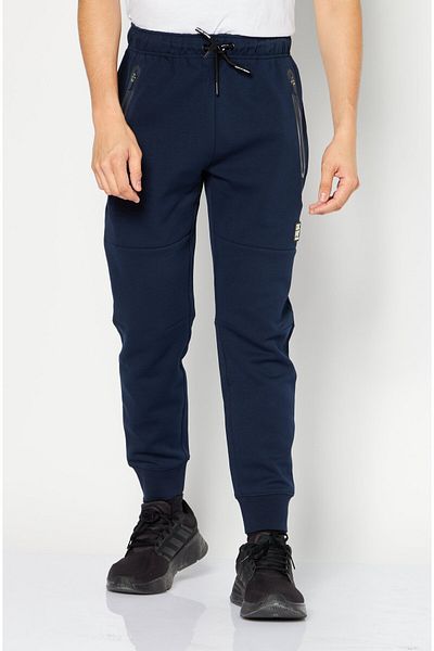 DKNY Sport Men Sportswear Fit Brand Logo Training Jogger Pant, Navy Blue