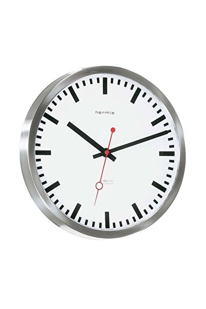 Hermle Wall Clock 30471-002100, Quartz, White, Analogue, Modern