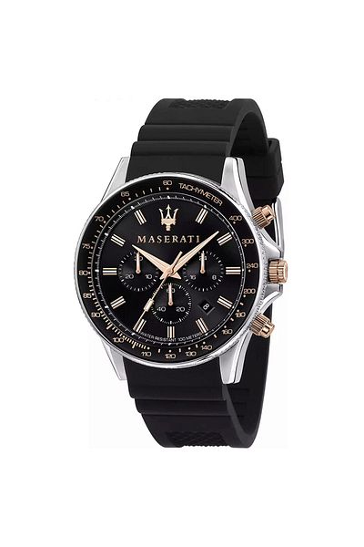 Maserati Ανδρικό Ρολόι R8871640002, Quartz, 44mm, 10atm