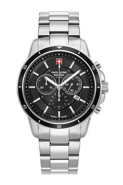 Swiss Alpine Military Mens Watch Swiss Military 7089.9137, Quartz, 44mm, 10atm