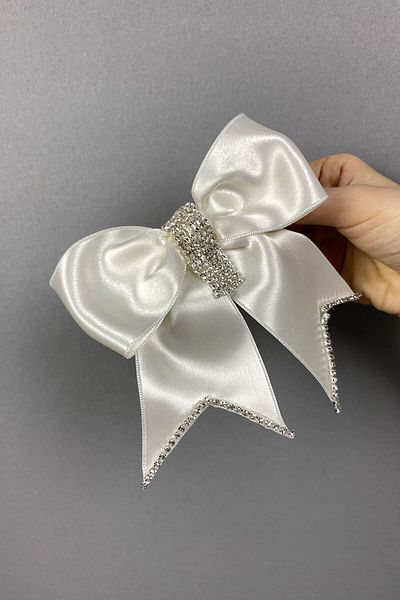 Hayalperest boncuk Accesoriu pentru clema de păr cu fundă cu design special de piatră