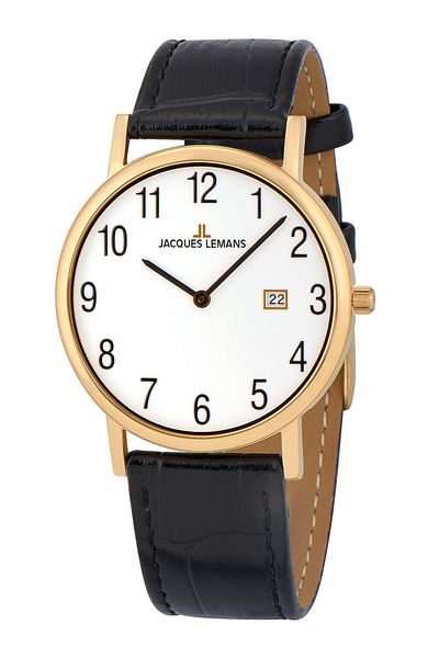 Jacques Lemans Ανδρικό ρολόι Jacques Lemans 1-1848D, Quartz, 39mm, 5ATM