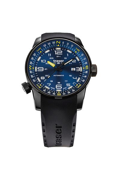 Traser H3 Ανδρικό Ρολόι Traser 109742, Αυτόματο, 46mm, 10ATM