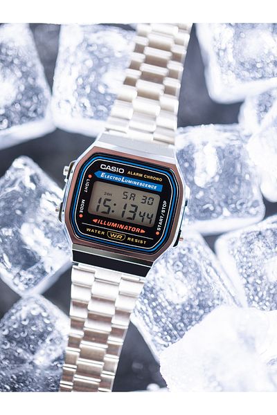 Casio Ανδρικό ρολόι Casio A168WA-1YES, Quartz, 35mm, 3ATM