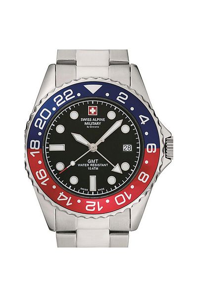 Swiss Alpine Military Mens Watch Swiss Military 7052.1131, Quartz, 42mm, 10ATM