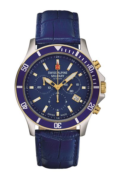 Swiss Alpine Military Mens Watch 7022.9545, Quartz, 42mm, 10atm