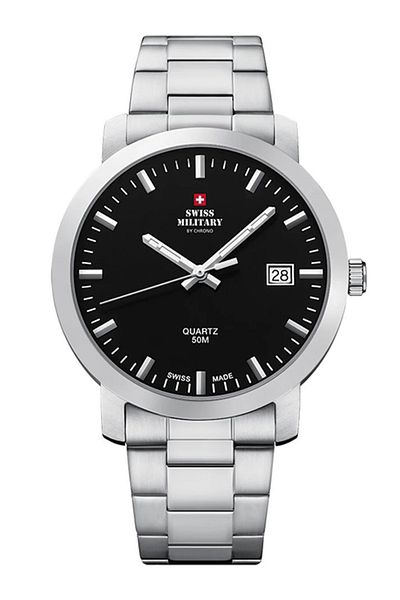 Swiss Military Mens Watch Sm34083.01, Quartz, 40mm, 5atm