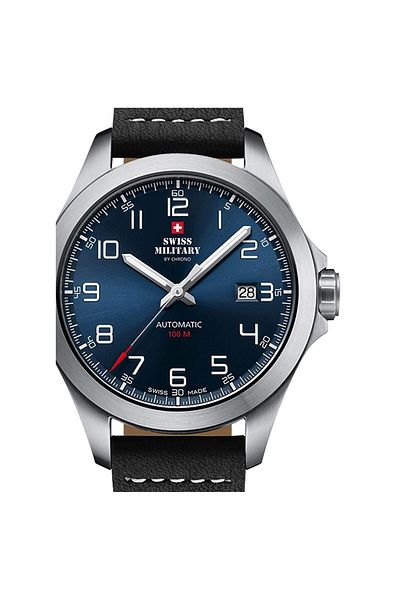 Swiss Military Mens Watch By Chrono Sma34077.02, Automatic, 42mm, 10atm