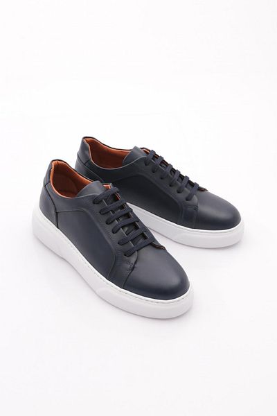DGN Ανδρικά Sneakers Παπούτσια Navy Blue White 301673025