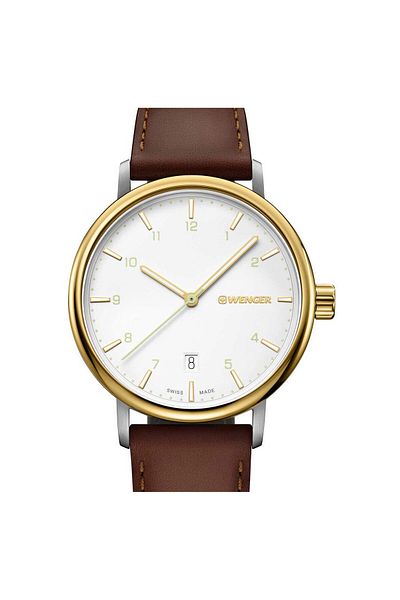 Wenger Mens Watch 01.1731.118, Quartz, 40mm, 10atm