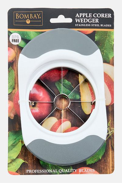 Bombay Two In One Apple Corer And Wedger, White