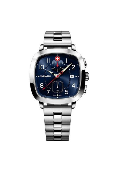 Wenger Ανδρικό ρολόι Wenger 01.1933.111, Quartz, 40mm, 5ATM