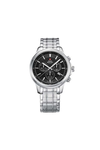 Swiss Military Mens Watch By Chrono Sm34052.01, Quartz, 42mm, 10atm
