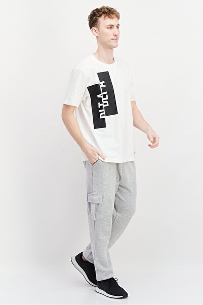 SKECHERS Men Sportswear Fit Short Sleeves Outdoor T-shirt, White