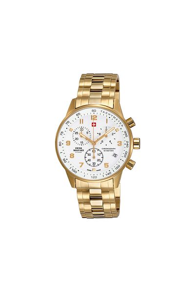 Swiss Military Mens Watch By Chrono Sm34012.03, Quartz, 41mm, 5atm
