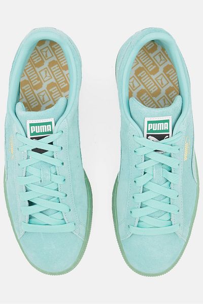 Puma Men Suede Classic Xxi Lace Up Sports Shoes, Turquoise