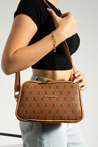mp michael polo حقيبة كتف نسائية متعددة الجيوب من مايكل بولو