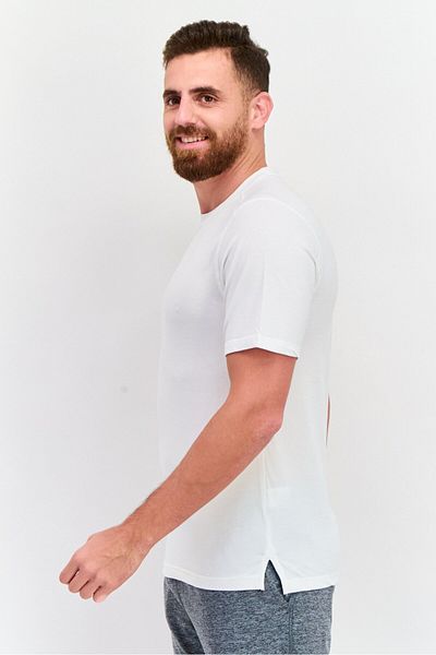 Legend Men Sportswear Fit Short Sleeve Training T-shirts, White