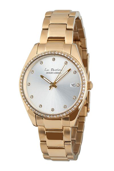 Jacques Lemans Ladies Watch Lp-133i, Quartz, 35mm, 10atm