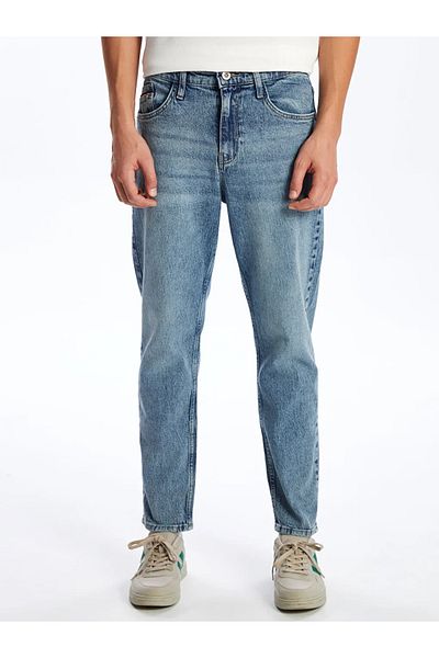 LC Waikiki LCW Jeans Indigo 710 Pantaloni largi pentru bărbați