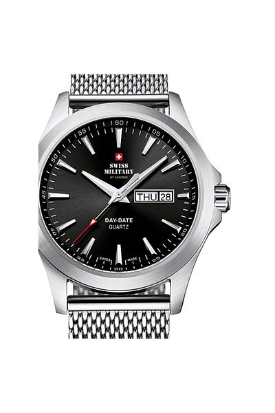 Swiss Military Mens Watch By Chrono Smp36040.01, Quartz, 42mm, 5atm