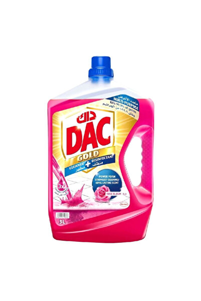DAC منظف ومطهر متعدد الأغراض برائحة الورد طويل الأمد من باور فوم بسعة 3 لتر