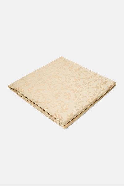 Muy Mucho Waterproof Jacquard Tablecloth 140 X 200 Cm, Tan