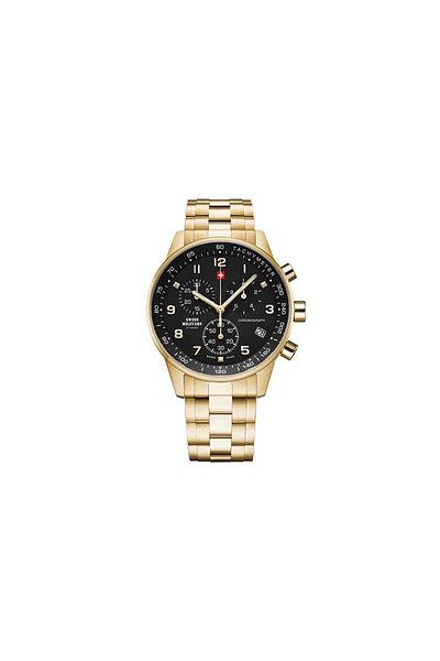 Swiss Military Mens Watch By Chrono Sm34012.12, Quartz, 41mm, 5atm