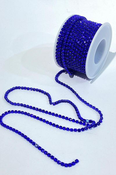 Hayalperest boncuk Beyoğlu Swarosvki Stripe Stone Beads - Saks Blue Ss12