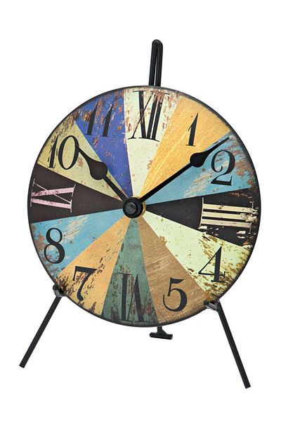 AMS Table Clock AMS 1164, Quartz, Multicolour, Analogue, Modern