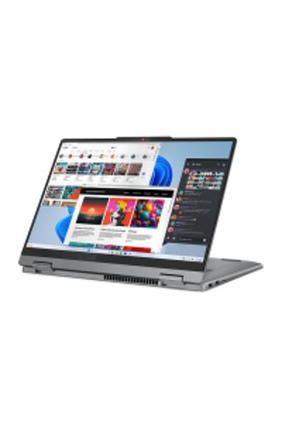 LENOVO كمبيوتر محمول Lenovo IdeaPad 5 2 في 1 بشاشة 14 بوصة FHD WUXGA (1920x1080) IPS، ومعالج Core i5-13420H وذاكرة وصول عشوائي سعتها 8 جيجابايت وذاكرة تخزين 512 جيجابايت ونظام تشغيل DOS