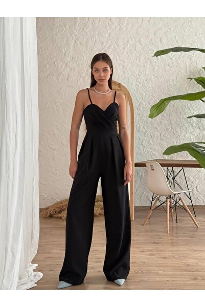 conconmoda Luna Askılı Atlas Tulum Elbise