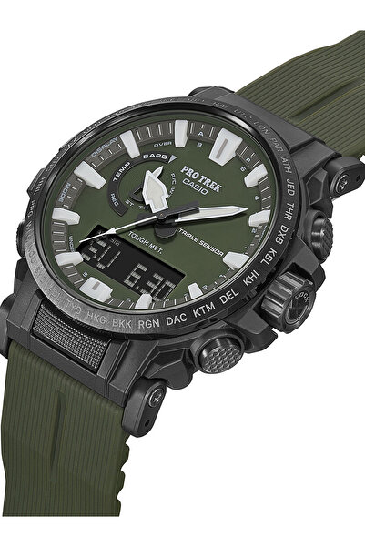 Casio Ανδρικό ρολόι Casio PRW-61Y-3ER, Quartz, 47mm, 10ATM