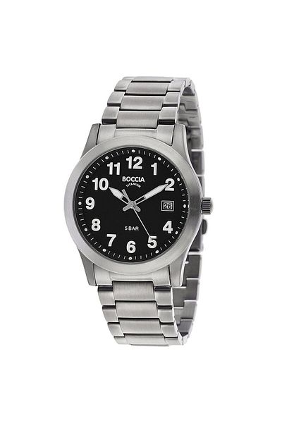 Boccia Mens Watch 3619-03, Quartz, 40mm, 5atm
