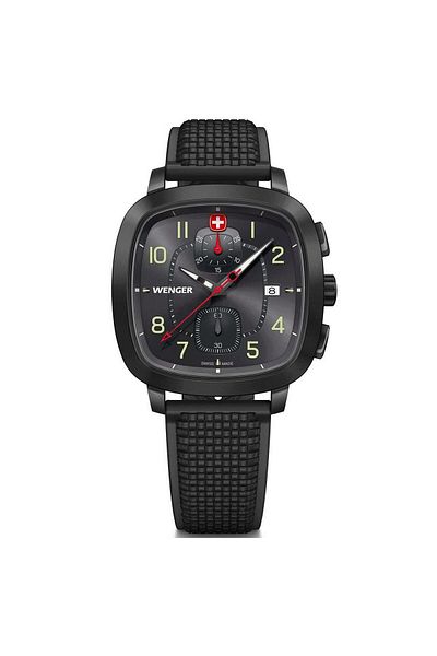 Wenger Mens Watch 01.1933.114, Quartz, 40mm, 5atm